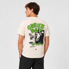 Polera Green Day x Stance 1994 Vintage White