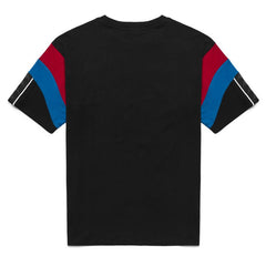 Polera Kappa 222 Banda Otto Black Red Racing Blue