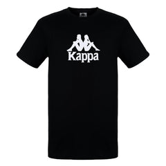 Polera Kappa Men Black Omini White Banda Back