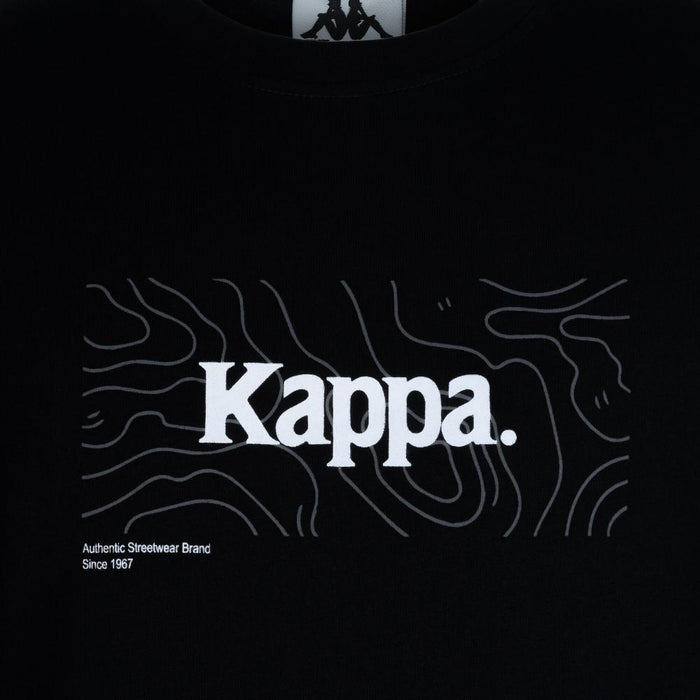 Polera Kappa Men Topographic Black