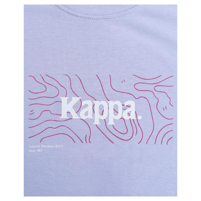 Polera Kappa Men Topographic Lilac
