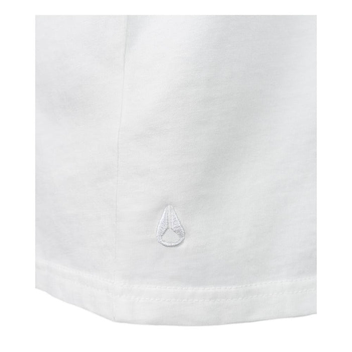 Polera Nixon Men Small Logo All White
