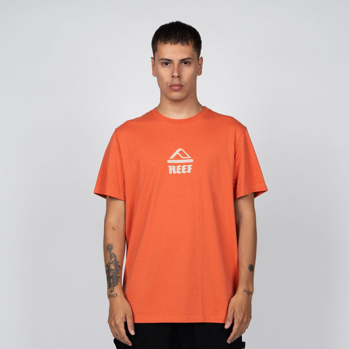 Polera Reef Men Big Logo Orange