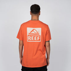Polera Reef Men Big Logo Orange