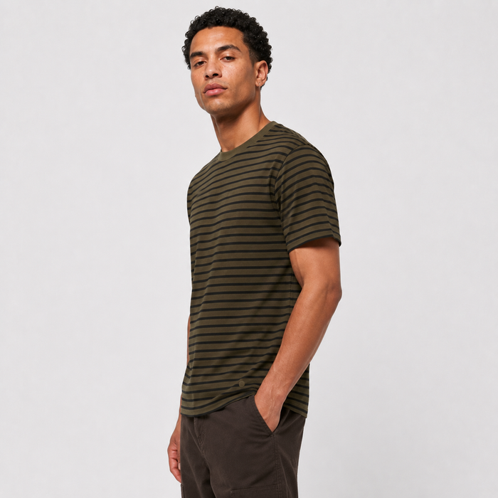 Polera Stance Premiere Green Stripes