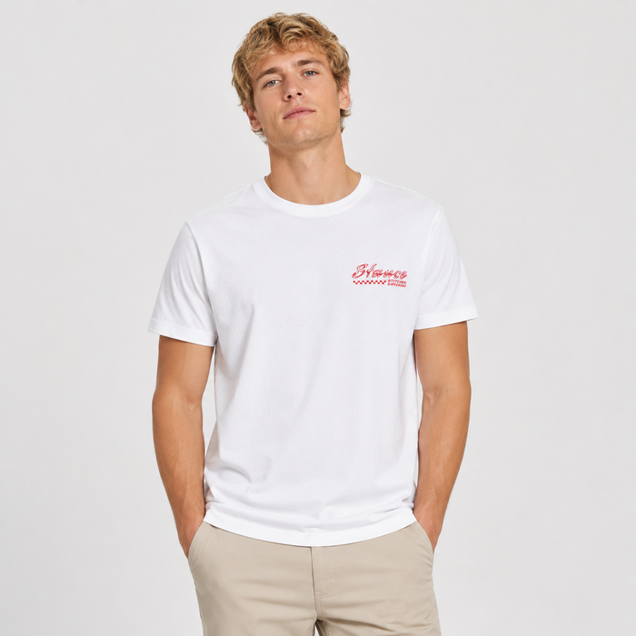 Polera Stance Surfer Boy White