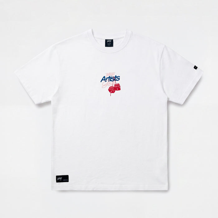 Polera WhatUp Men Oversize Artists Gang White