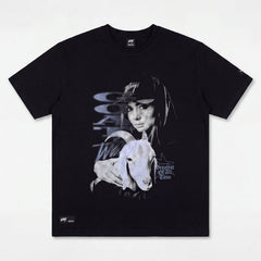 Polera WhatUp Men Oversize GOAT Black