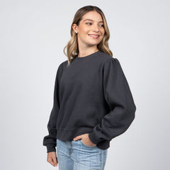 Polerón Crew Women Grey