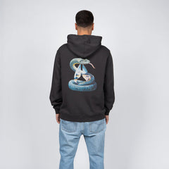Polerón Hoodie Nixon Men Blue Snake Black