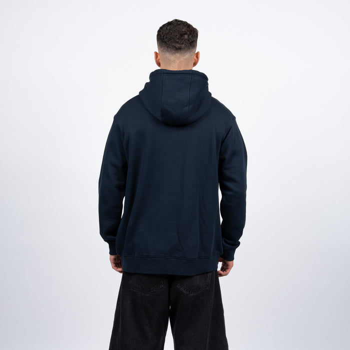 Polerón Hoodie Reef Men Blue Logo Light Blue