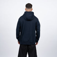 Polerón Hoodie Reef Men Blue Logo Light Blue