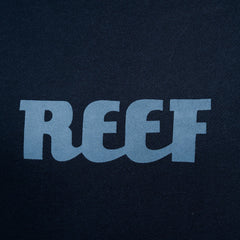 Polerón Hoodie Reef Men Blue Logo Light Blue