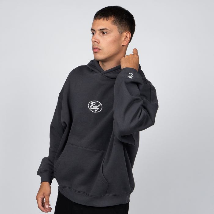 Polerón Hoodie Reef Men Dark Grey