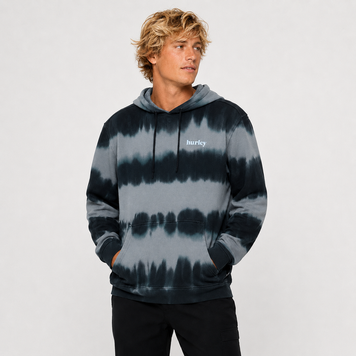 Poleron Lowers Tie Dye Fleece Black