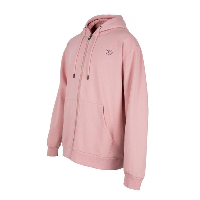 Poleron Men Full zipper Pink Dark Cross