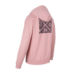 Poleron Men Full zipper Pink Dark Cross