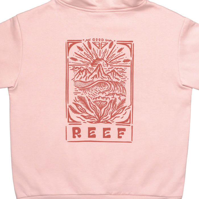 Polerón Mjer Reef Full Zipper Pink