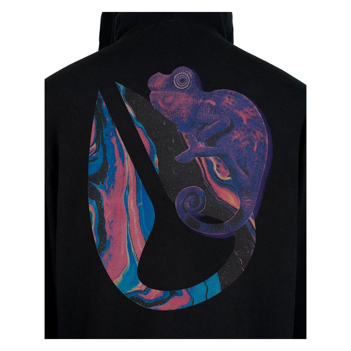 Polerón Nixon Men Full Zipper Iguana Black