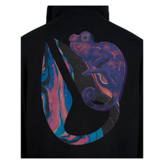 Polerón Nixon Men Full Zipper Iguana Black