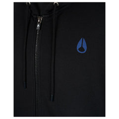 Polerón Nixon Men Full Zipper Iguana Black