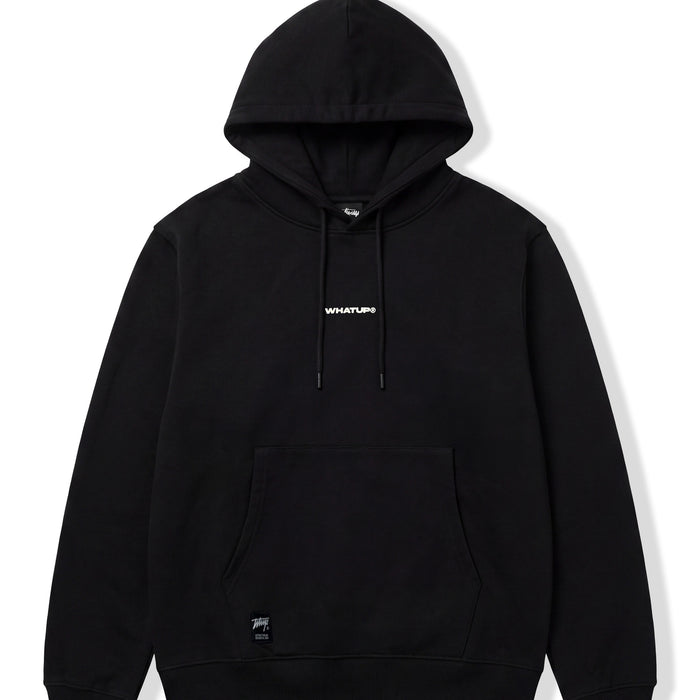 Polerón WhatUp Hoodie Black Logo