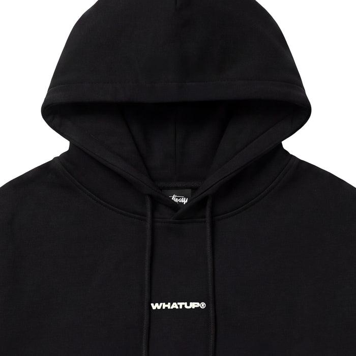 Polerón WhatUp Hoodie Black Logo