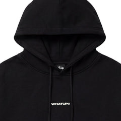 Polerón WhatUp Hoodie Black Logo