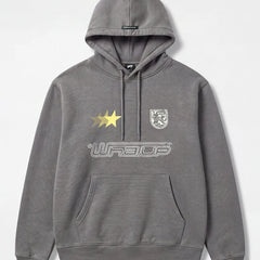 Polerón WhatUp Hoodie Grey Yellow