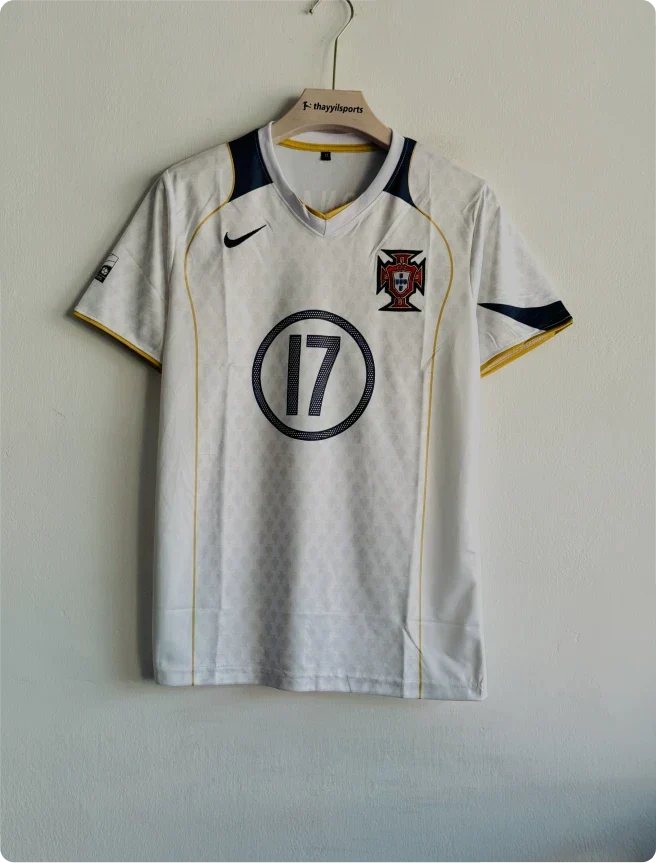 PORTUGAL 2004 AWAY KIT RONALDO PRINTED PREMIUM