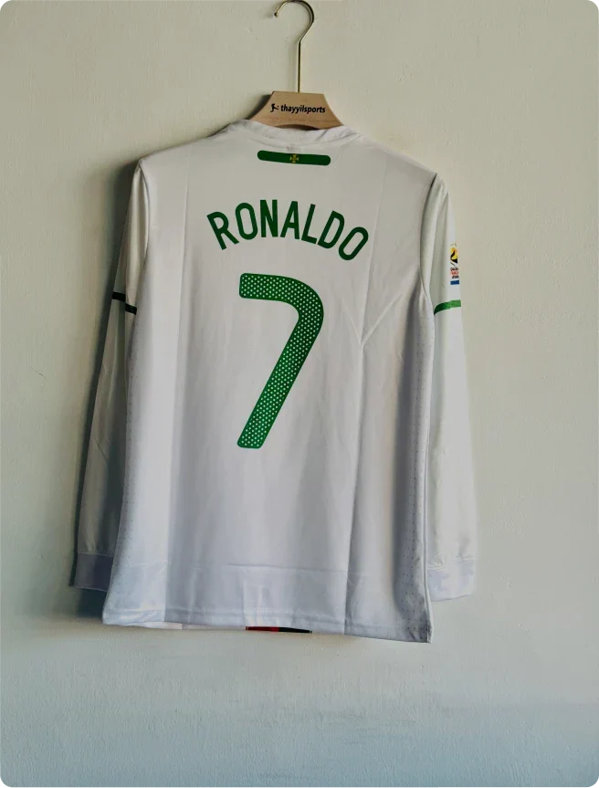 PORTUGAL 2010 AWAY KIT RONALDO FULLSLEEVE PRINTED PREMIUM