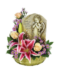 Praying Angel Basket bloomexusa