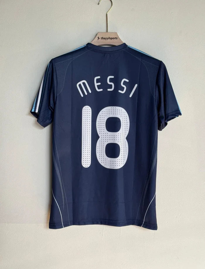 PRINTED ARGENTINA 2008 AWAY KIT MESSI