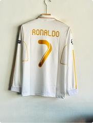 REAL MADRID 2011-12 HOME KIT RONALDO FULLSLEEVE POLO PRINTED PREMIUM