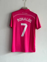 REAL MADRID 2014-15 AWAY KIT RONALDO PRINTED JERSEY