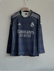 REAL MADRID 25-26 AWAY KIT FULLSLEEVE