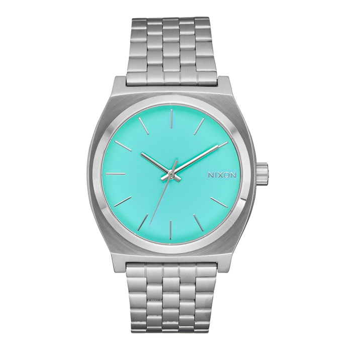 Reloj Time Teller Silver Turquoise