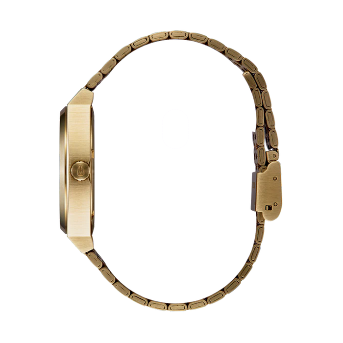 Reloj Time Teller Yellow Gold Black Red