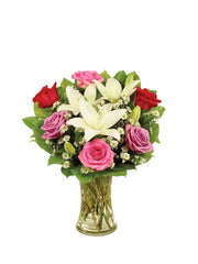 Rose & Lily Romance Bouquet bloomexusa