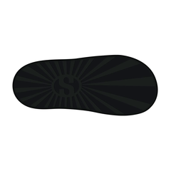 Sandalia Superga 1950 Monoblock Slide Black