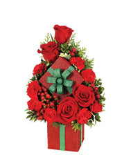 Shimmering Bright Holiday Gift Box bloomexusa