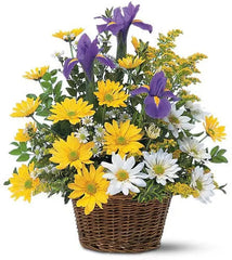 Smiling Floral Basket bloomexusa