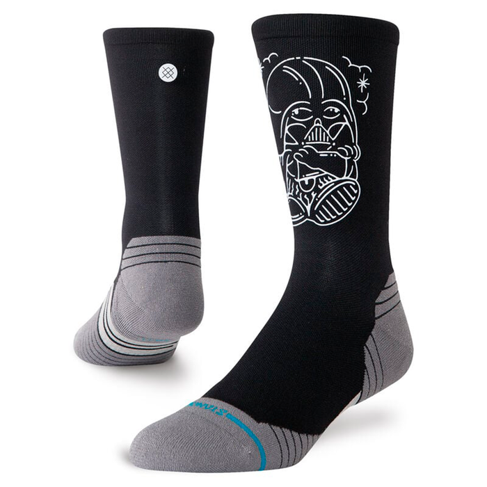 Stance Sock DJ Darth Light Crew Black