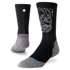 Stance Sock DJ Darth Light Crew Black