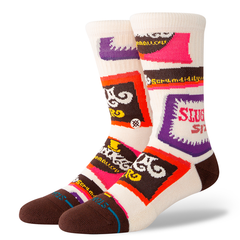 Stance Sock Willy Wonka Bars Brown