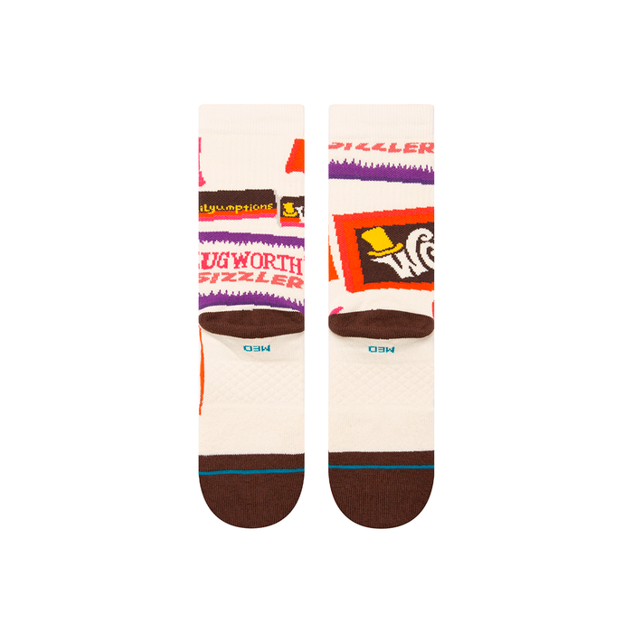 Stance Sock Willy Wonka Bars Brown