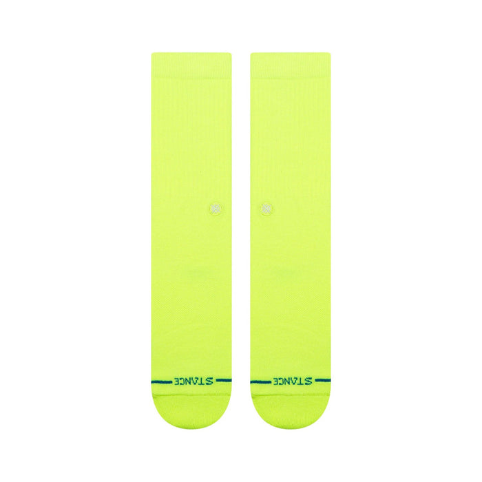 Stance Socks Icon Neon Yellow