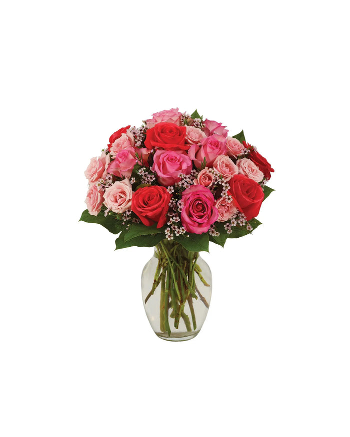 SWEETEST ROSE BOUQUET - PINK bloomexusa