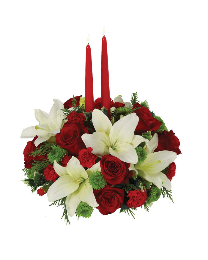 Traditional Holiday Centerpiece bloomexusa