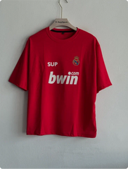 TSHIRT REAL MADRID BECKHAM RED FIVESLEEVE